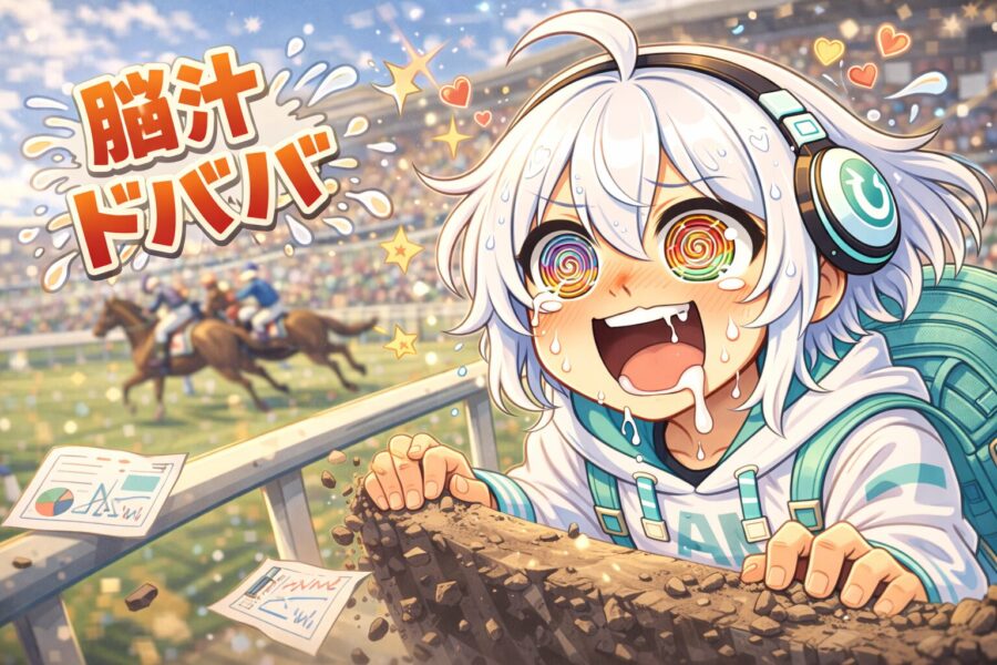 脳汁が出ている様子
