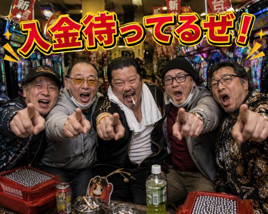 入金まってるぜ!(パチ屋の常連)