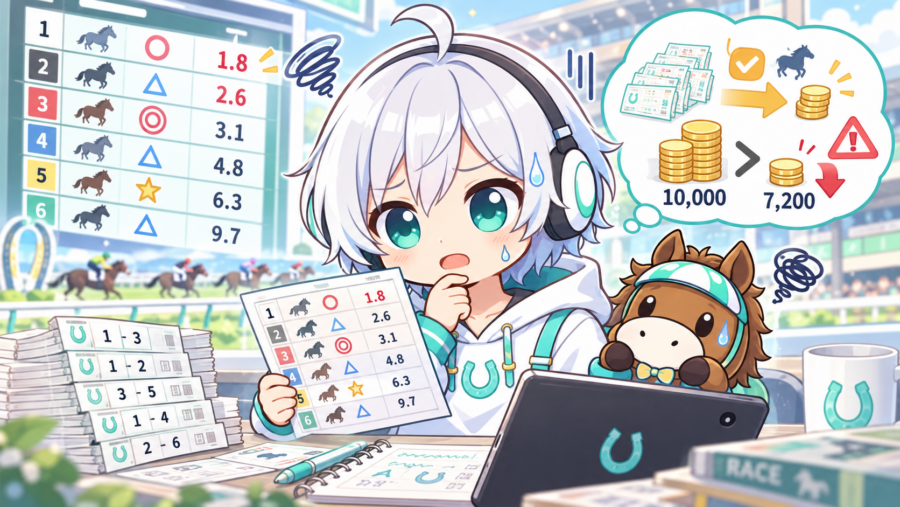 トリガミを心配する様子